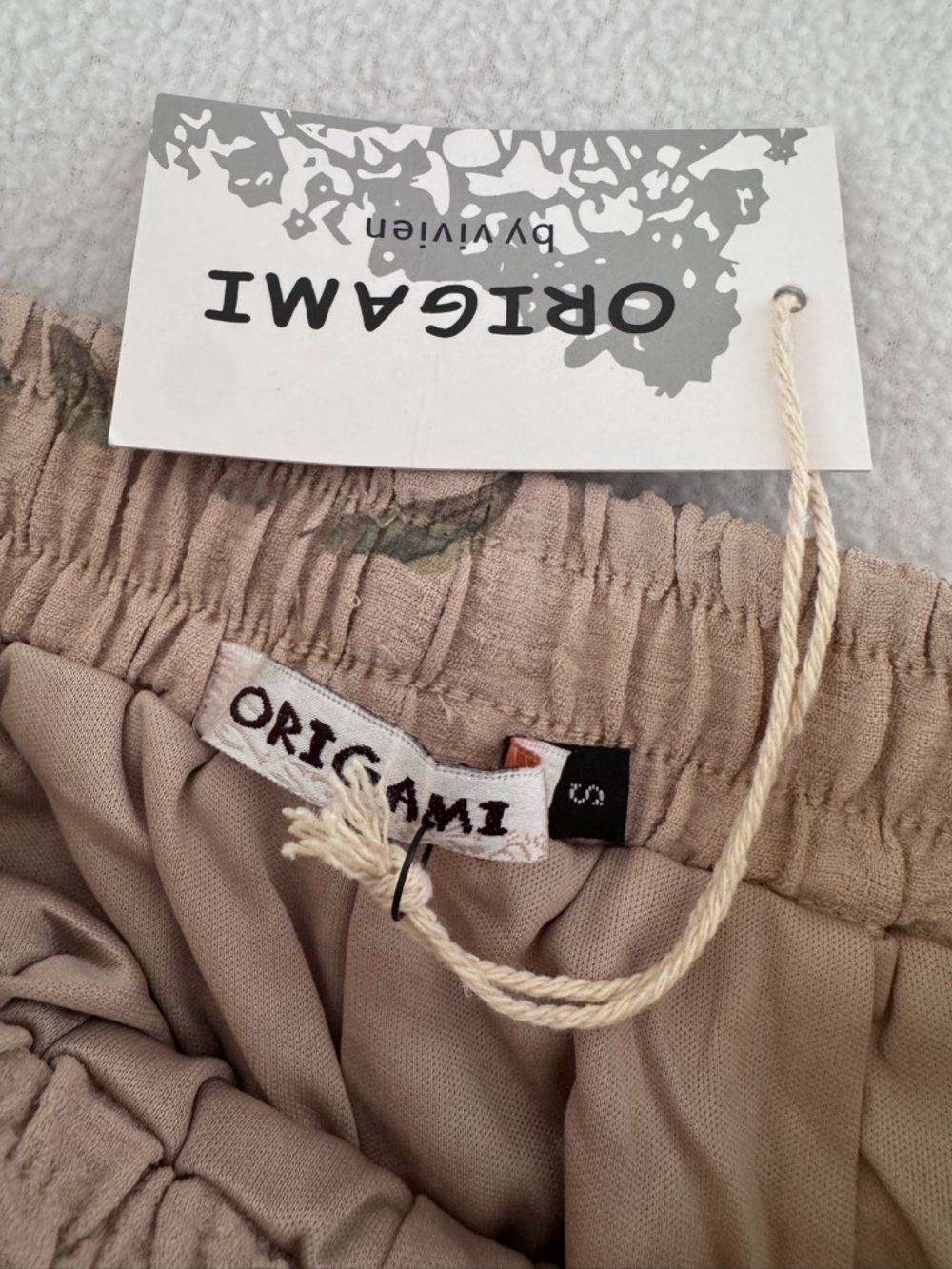 NWT Origami Apparel ~ Lace and Crochet inspired pants size S Elastic Waist - Picture 8 of 11
